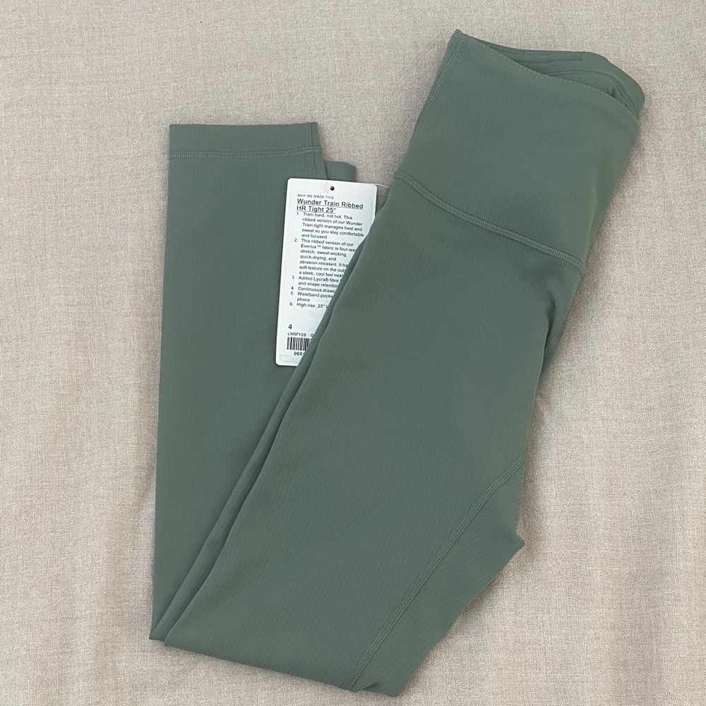 Lululemon Wunder Train Ribbed HR Tight 25”